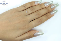 0.25 CT Radiant Diamond Natural Pink Color I3 Clarity (4.35 MM)