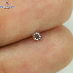 0.07 CT Cushion Shape Natural Diamond Pink Color SI2 Clarity (2.39 MM)