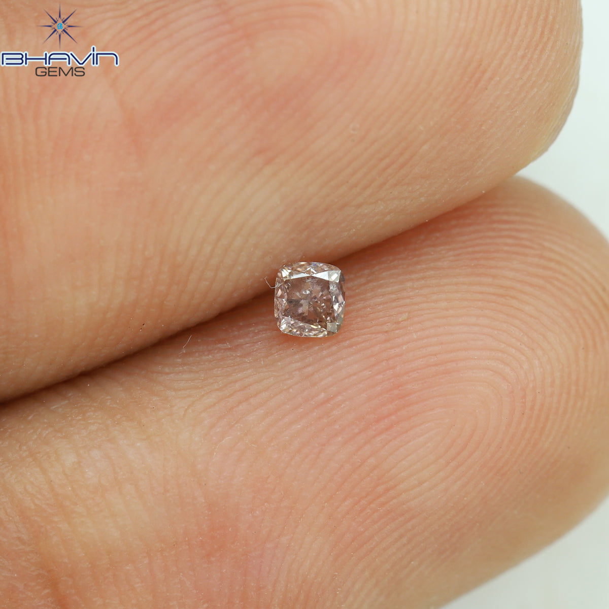0.07 CT Cushion Shape Natural Diamond Pink Color SI1 Clarity (2.37 MM)