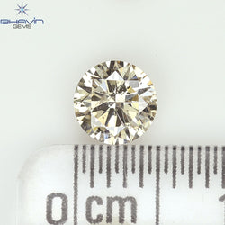 0.51 CT Natural Round Diamond Brown Color Clarity I1 (5.09 MM)
