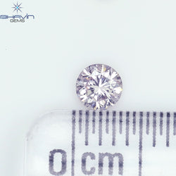 0.17 CT Natural Round Diamond Pink Color Clarity SI (3.52 MM)