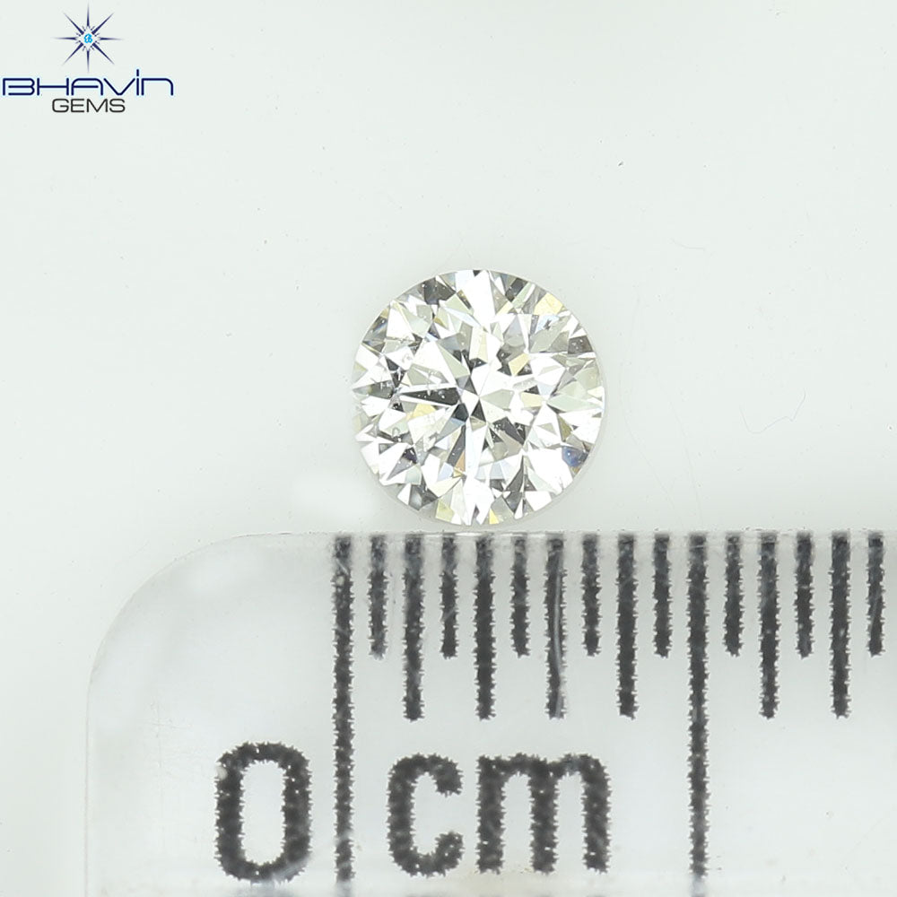 0.19 CT Natural Round Diamond White Color Clarity VS2 (3.66 MM)