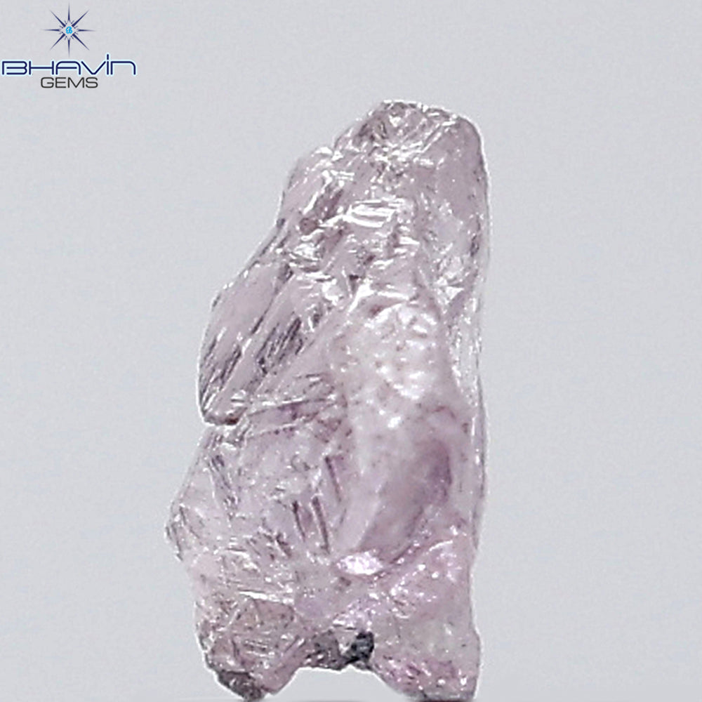0.54 CT Rough Shape Natural Diamond Pink Color (5.64 MM)