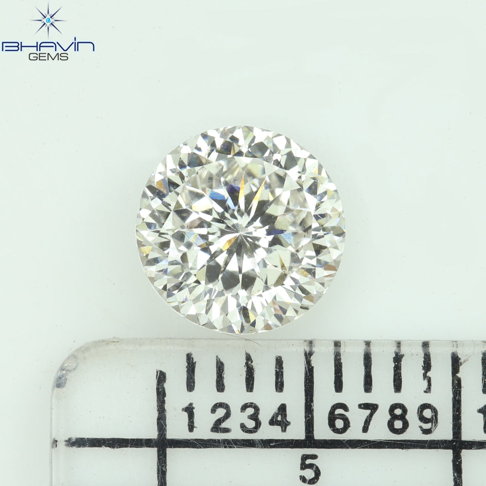 0.18 CT ラウンド ローズ カット シェイプ 天然ダイヤモンド ピンク色 I2 クラリティ (3.86 MM)