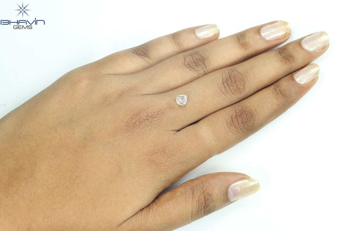 1.46 CT Natural Rough Diamond White Color Clarity VS (5.84 MM)