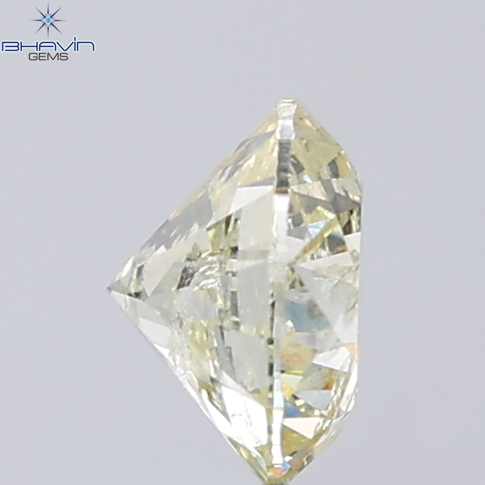 0.18 CT ラウンド ローズ カット シェイプ 天然ダイヤモンド ピンク色 I2 クラリティ (3.86 MM)