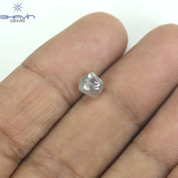 1.12 CT Rough Shape Natural Diamond white Color VS2 Clarity (5.32 MM)