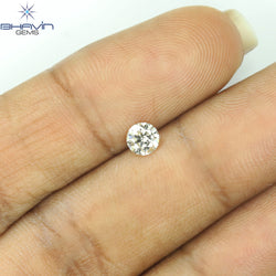 0.29 CT Natural Round Diamond Brown Color Clarity I1 (4.29 MM)