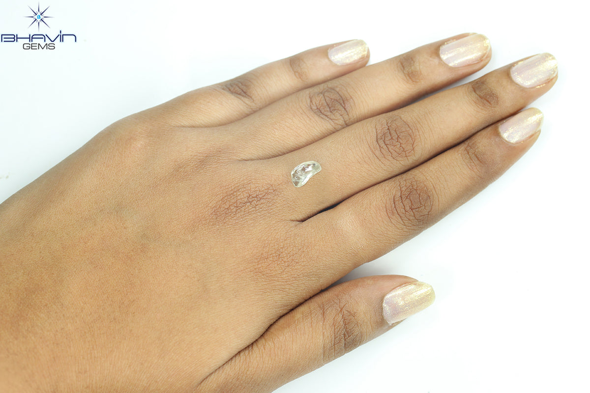 1.62 CT Natural Rough Diamond White Color Clarity VS (9.65 MM)