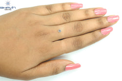 0.19 CT Natural Round Diamond White Color Clarity VS2 (3.66 MM)