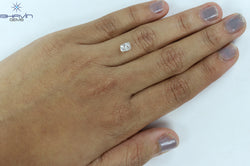 0.96 CT Rough Shape Natural Diamond White Color VS2 Clarity (6.67 MM)