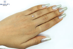 0.32 CT Pear Diamond Natural Pink Color I3 Clarity (4.31 MM)