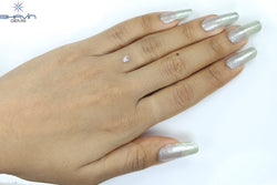 0.36 CT Cushion Diamond Natural Pink Color I3 Clarity (4.10 MM)