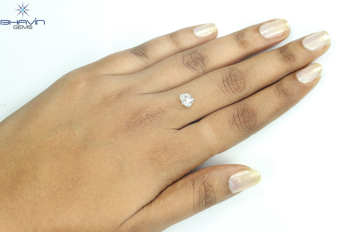 1.33 CT Natural Rough Diamond White Color Clarity VS (7.03 MM)