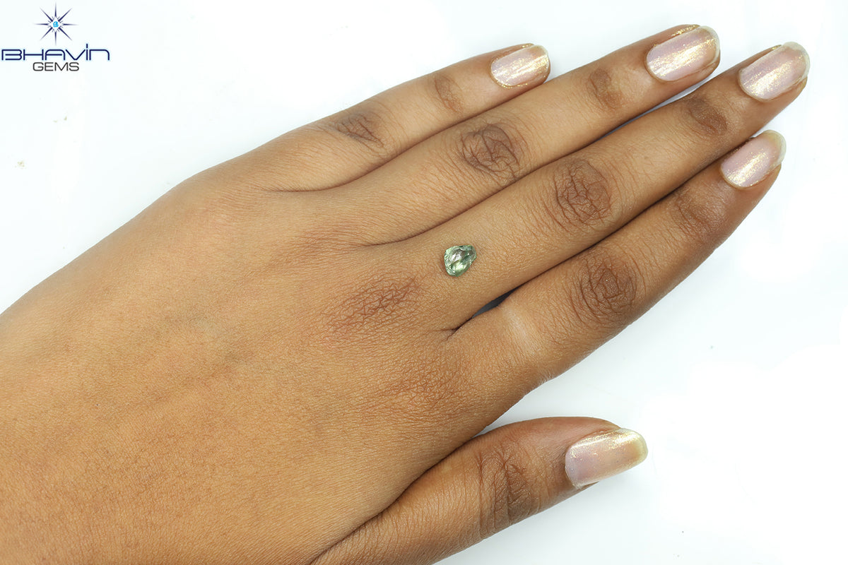 0.49 CT ラフシェイプ ナチュラル ダイヤモンド ピンク色 I3 クラリティ (4.90 MM)