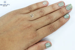 GIA Certified 1.35 CT Radiant Shape Natural Diamond Y to Z Range Color VS1 Clarity (6.48 MM)