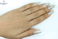 0.30 CT Radiant Diamond Natural Pink Color I3 Clarity (3.76 MM)