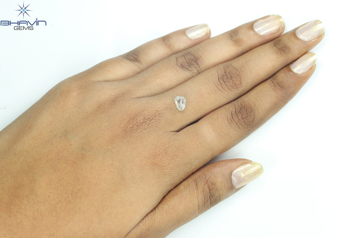 1.42 CT Natural Rough Diamond White Color Clarity VS (7.34 MM)