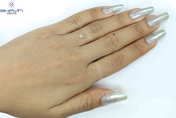 0.27 CT Cushion Diamond Natural Pink Color I3 Clarity (3.51 MM)