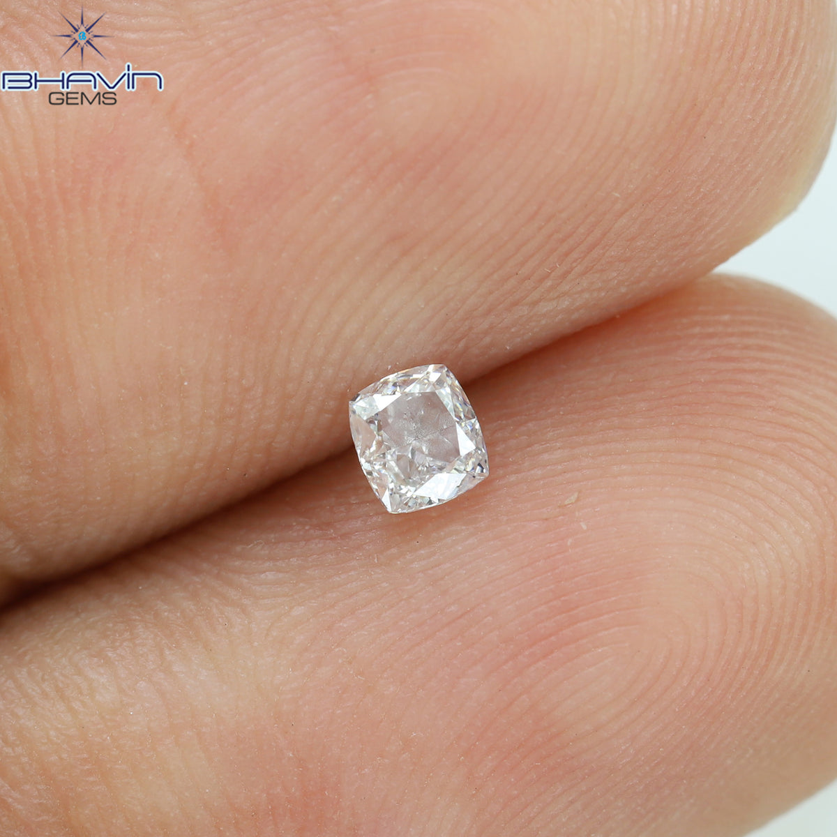 0.15 CT Cushion Shape Natural Diamond Pink Color VS1 Clarity (3.15 MM)