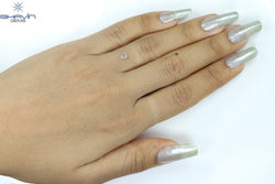 0.37 CT Cushion Diamond Natural Pink Color I3 Clarity (4.13 MM)