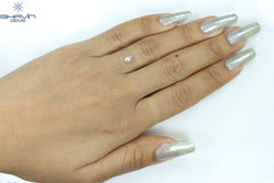 0.40 CT Marquise Diamond Natural Pink Color I3 Clarity (6.22 MM)