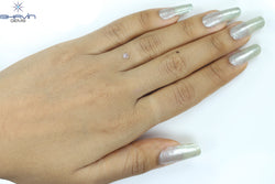 0.20 CT Radiant Diamond Natural Pink Color I3 Clarity (3.06 MM)