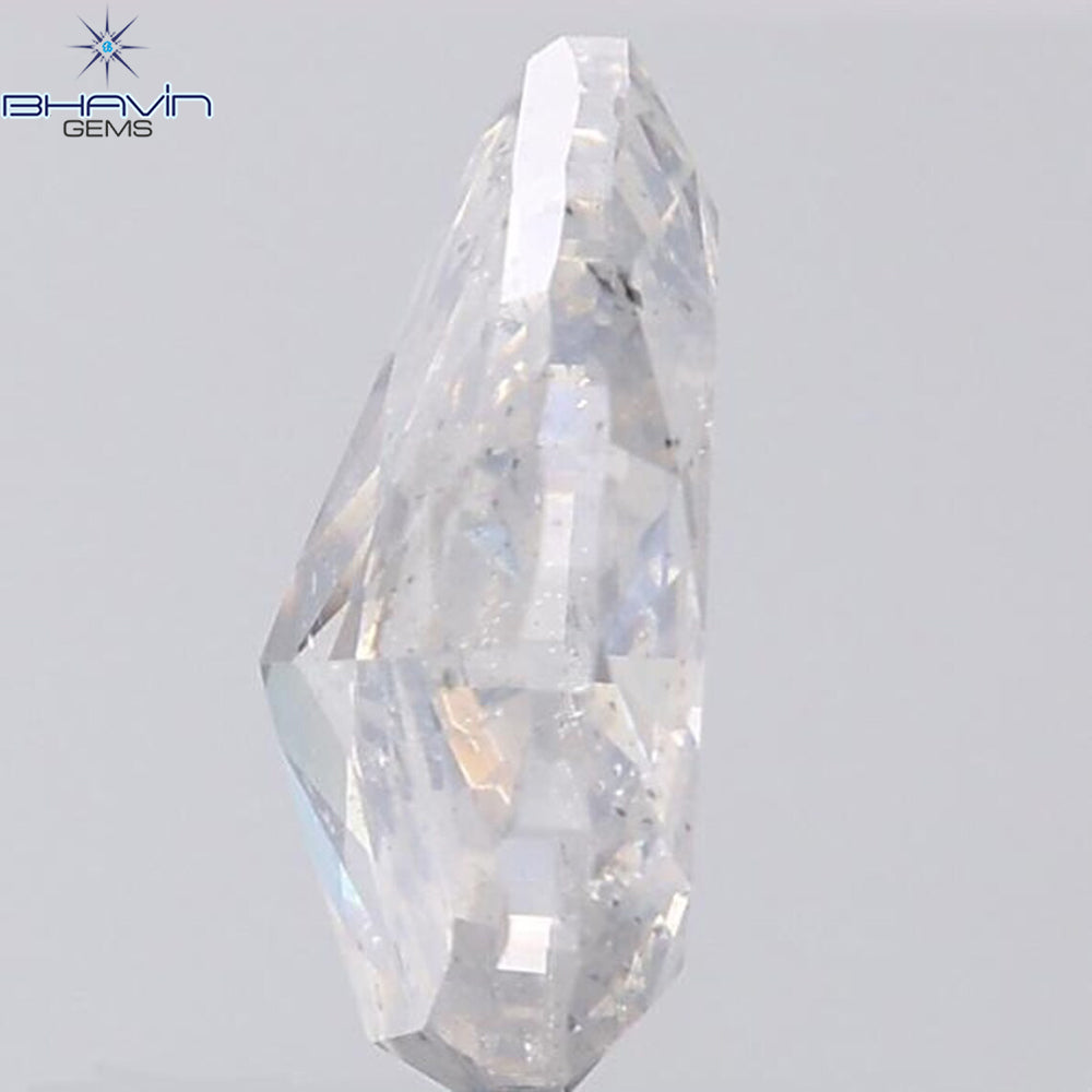 1.36 CT Pear Shape Natural Diamond White Color I1 Clarity (8.55 MM)