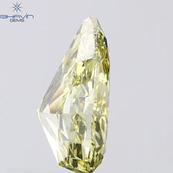 0.19 CT ラディアント シェイプ ナチュラル ダイヤモンド イエロー カラー VS1 クラリティ (3.95 MM)