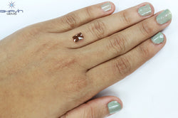 GIA認定 1.27 CT クッションダイヤモンド イエローカラー 天然ダイヤモンド VS1 クラリティ (5.97 MM)