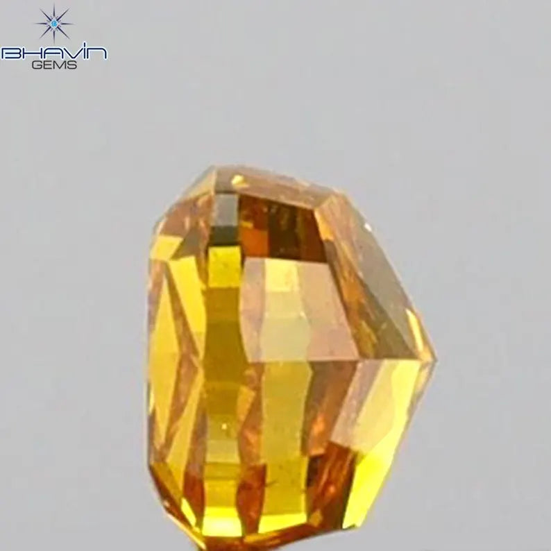 0.20 CT クッション シェイプ ナチュラル ルース ダイヤモンド グリーン カラー VS1 クラリティ (3.38 MM)
