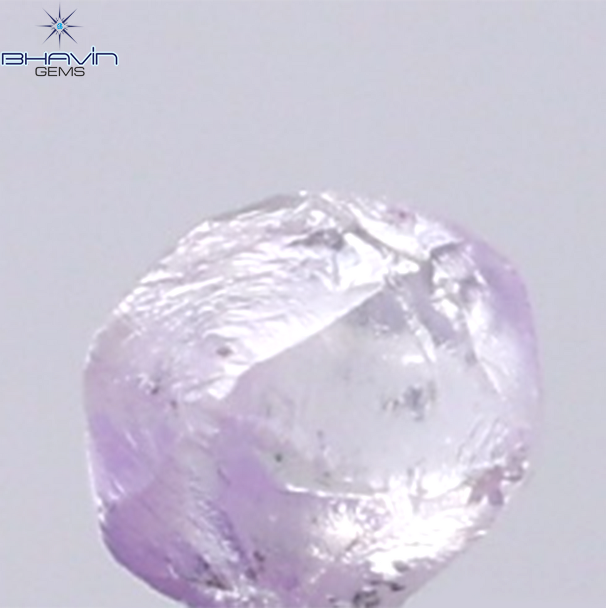 0.27 CT Natural Rough Diamond Pink Color Clarity SI (3.39 MM)
