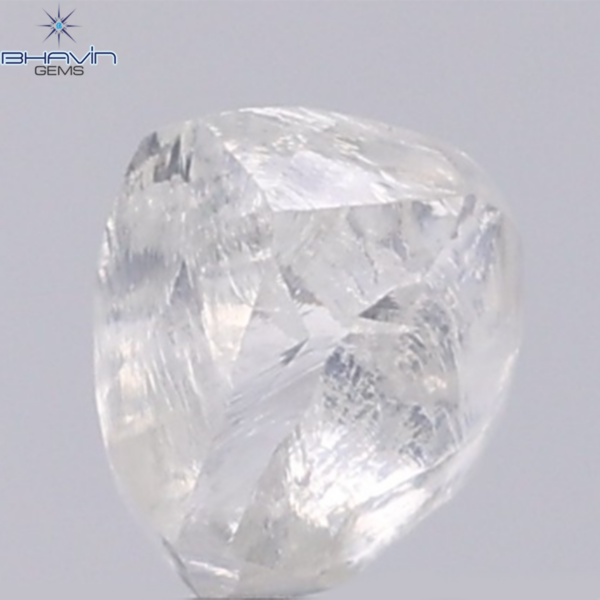 1.07 CT Natural Rough Diamond White Color Clarity VS (5.98 MM)