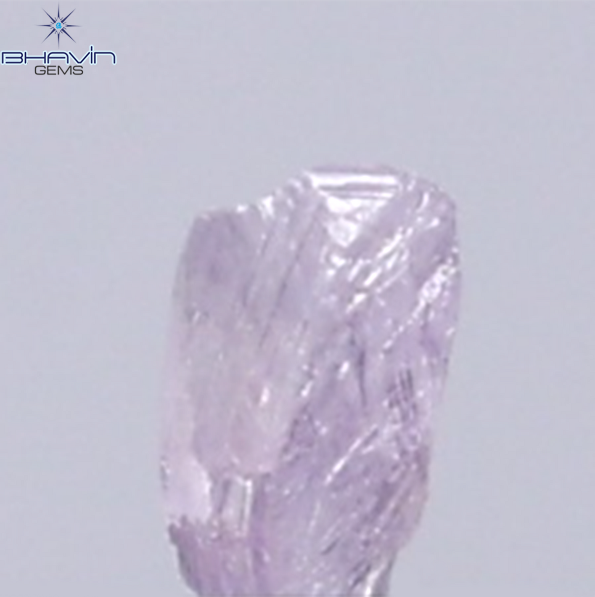 0.07 CT Natural Rough Diamond Pink Color Clarity VS (2.92 MM)