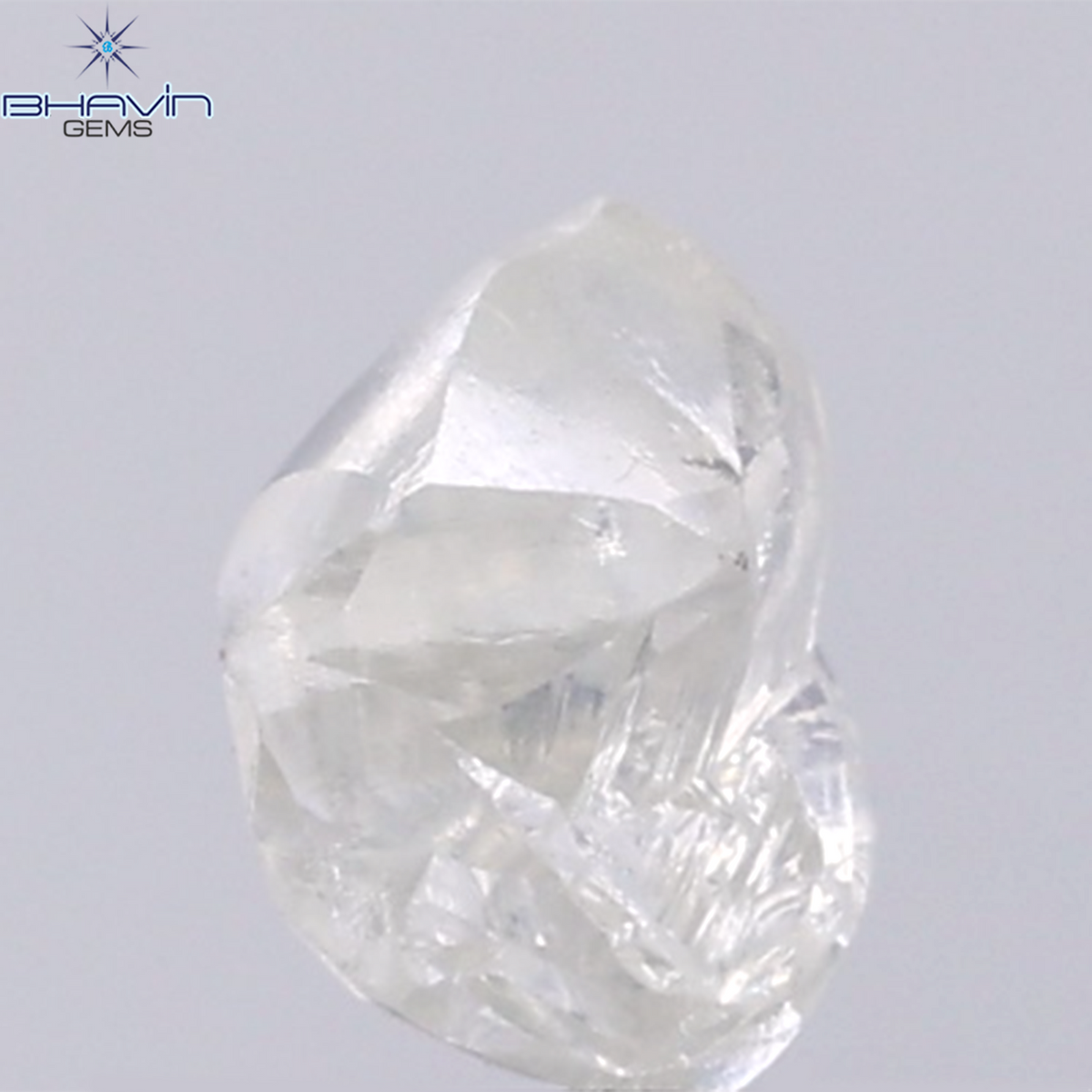 1.38 CT Natural Rough Diamond White Color Clarity VS (6.95 MM)