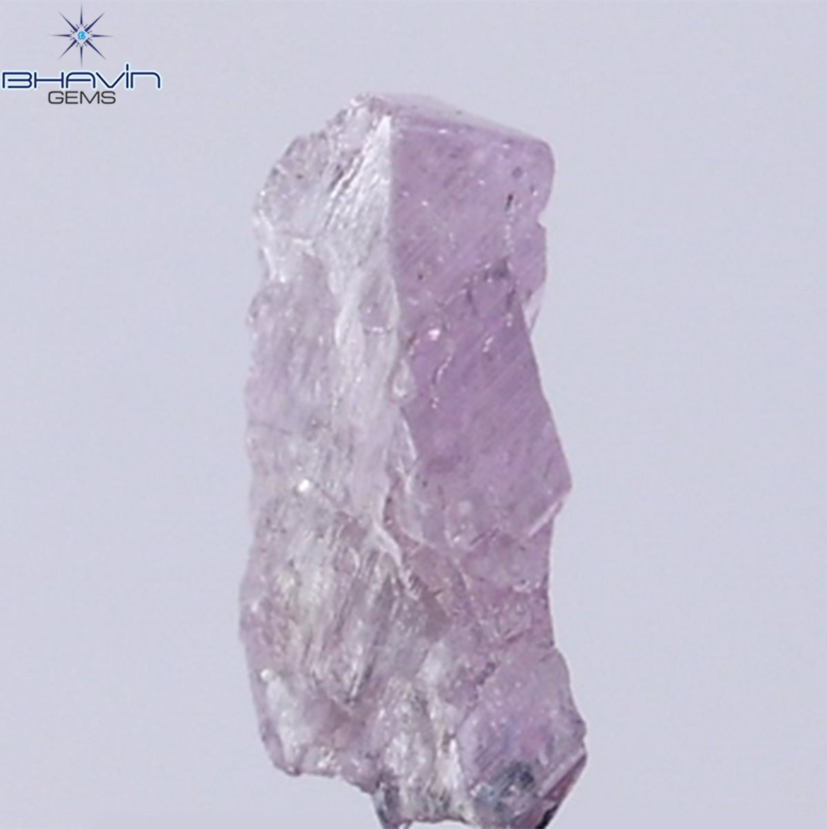 0.50 CT Natural Rough Diamond Pink Color Clarity I3 (6.86 MM)