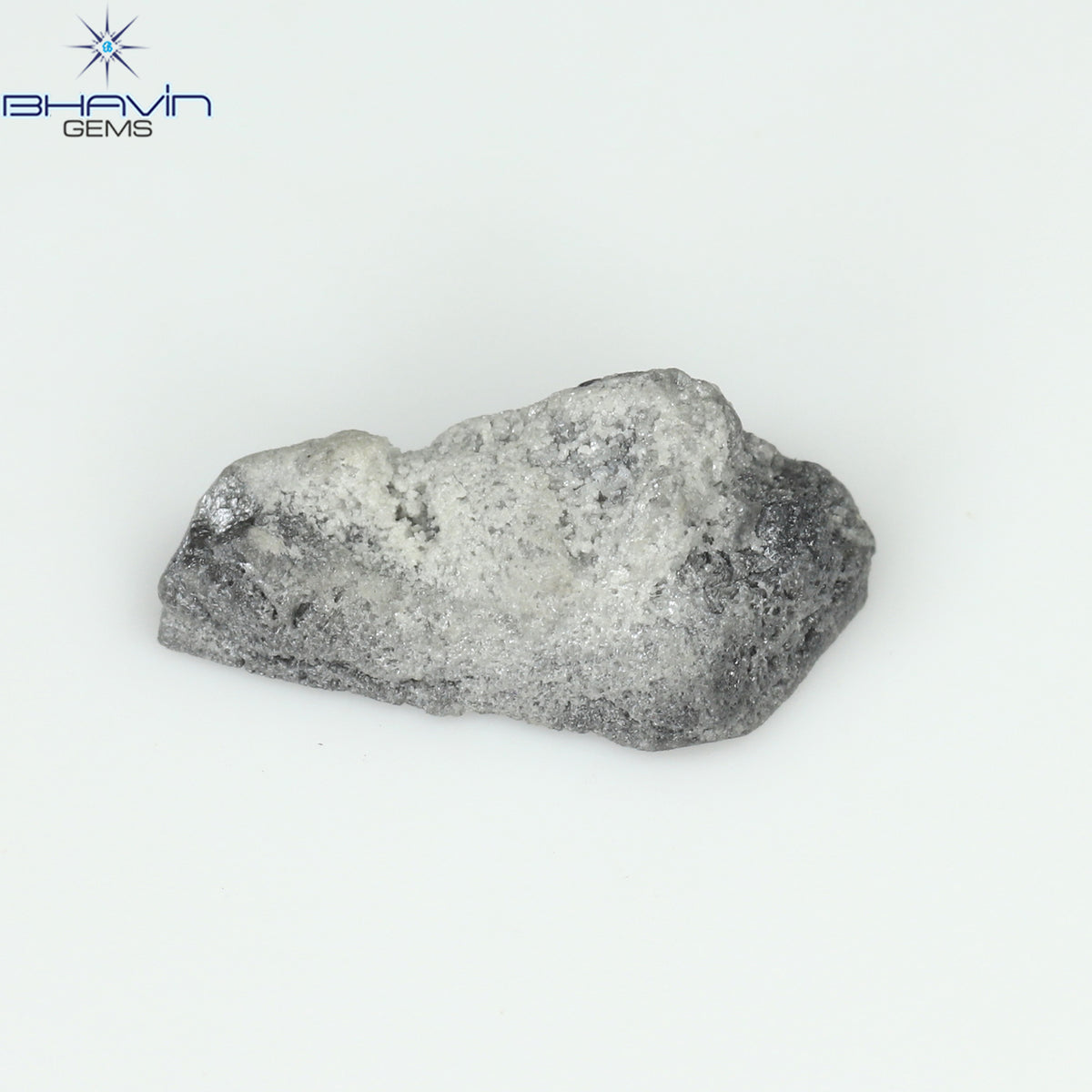 0.79 CT ラフシェイプ ナチュラル ダイヤモンド グレー カラー I3 クラリティ (6.28 MM)