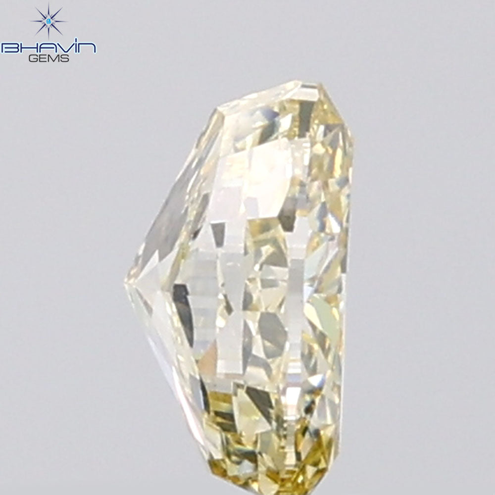 0.80 CT Oval Diamond Natural Yellow Color VS2 Clarity (6.27 MM)
