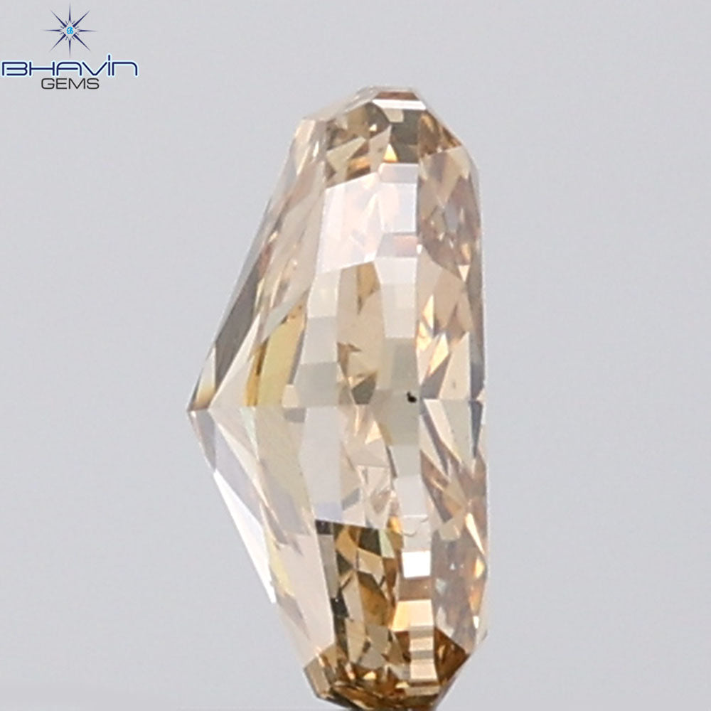 1.21 CT Oval Diamond Natural Brown Color VS1 Clarity (7.57 MM)