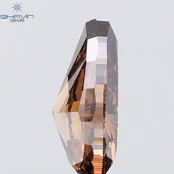 1.01 CT Pear Diamond Natural Brown Color SI2 Clarity (7.92 MM)
