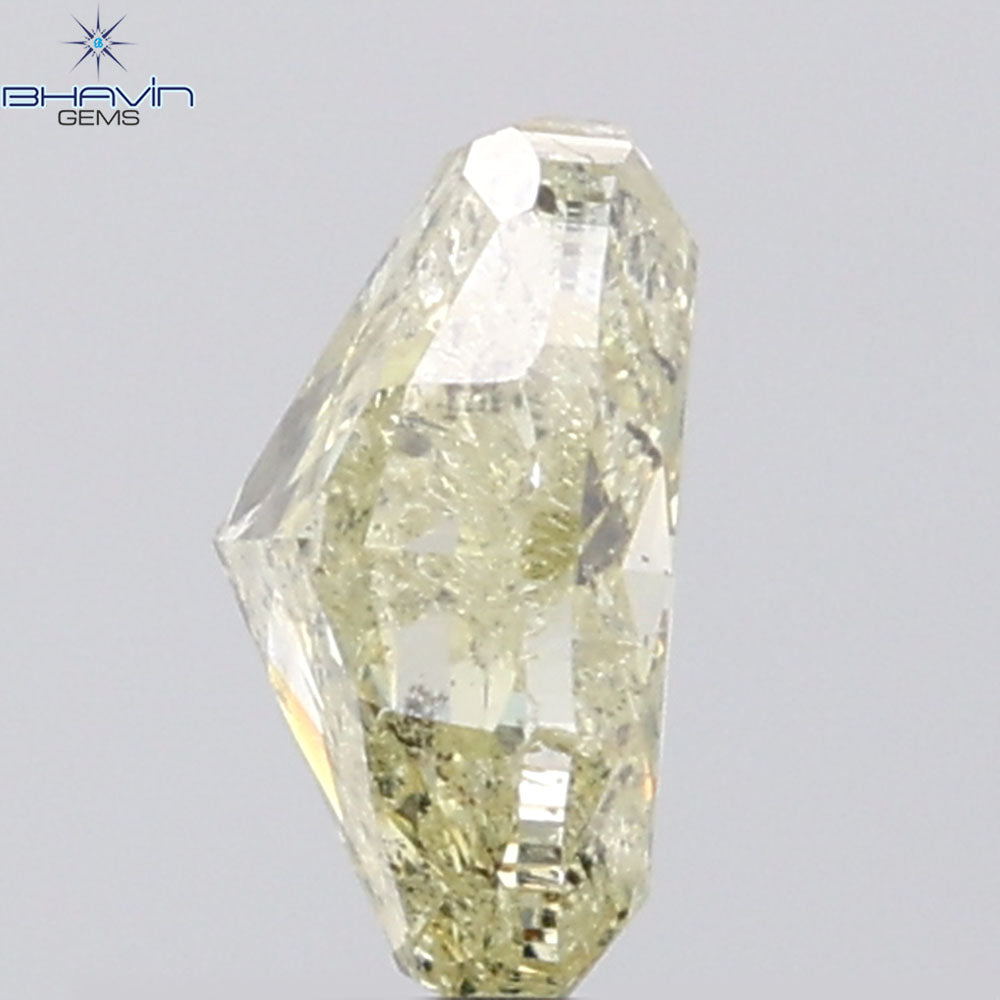1.49 CT Oval Diamond Natural Yellow Color I1 Clarity (7.76 MM)