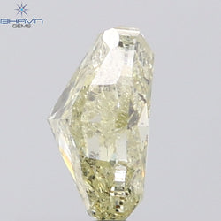 1.49 CT Oval Diamond Natural Yellow Color I1 Clarity (7.76 MM)