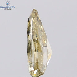 1.01 CT Pear Diamond Natural Green (Chameleon) Color I1 Clarity (8.75 MM)