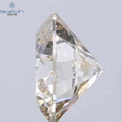 0.18 CT ラウンド ローズ カット シェイプ 天然ダイヤモンド ピンク色 I2 クラリティ (3.86 MM)