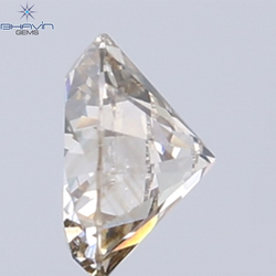 0.35 CT Natural Round Diamond Brown Color Clarity SI2 (4.56 MM)