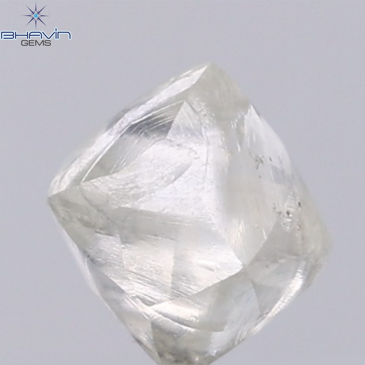 1.77 CT Natural Rough Diamond White Color Clarity VS (6.55 MM)
