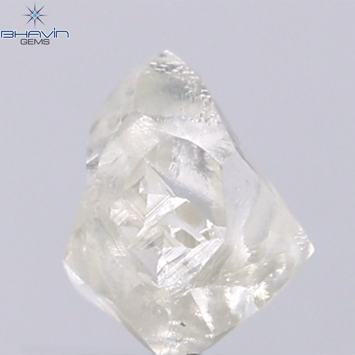 1.21 CT Natural Rough Diamond White Color Clarity VS (7.46 MM)