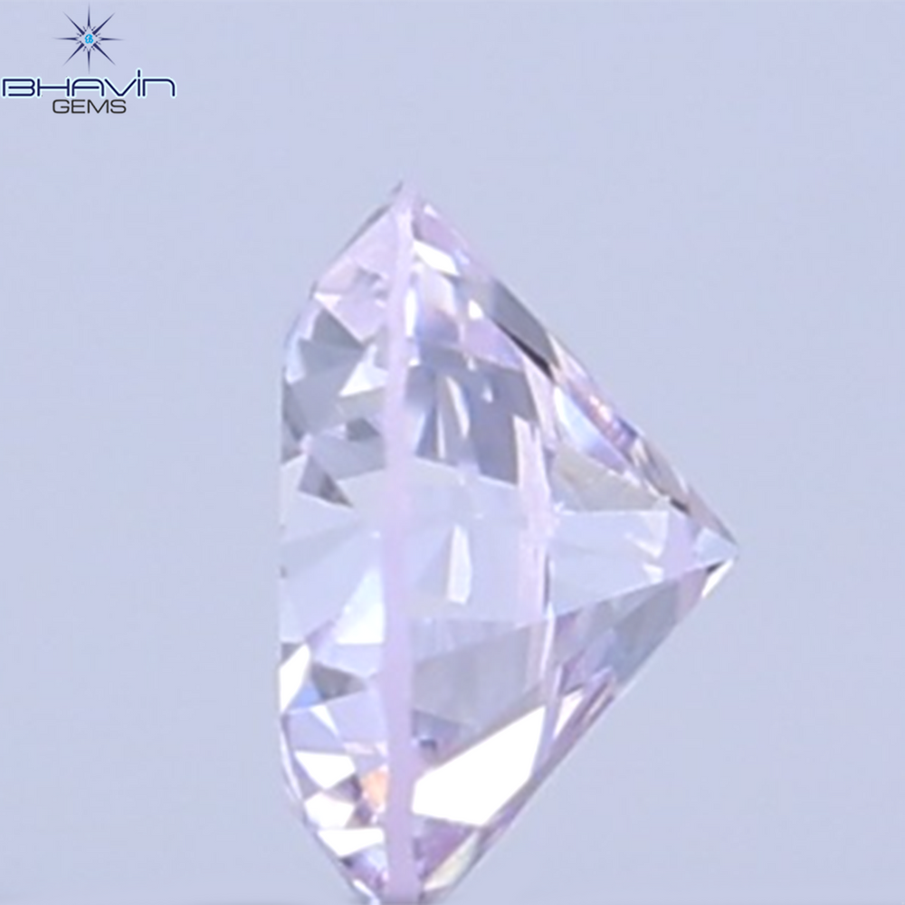 0.05 CT Natural Round Diamond Pink Color Clarity VS1 (2.3 MM)