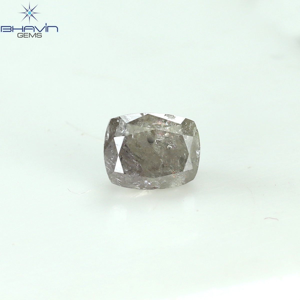 1.05 CT Cushion Shape Natural Diamond Pink Color I3 Clarity (6.08 MM)