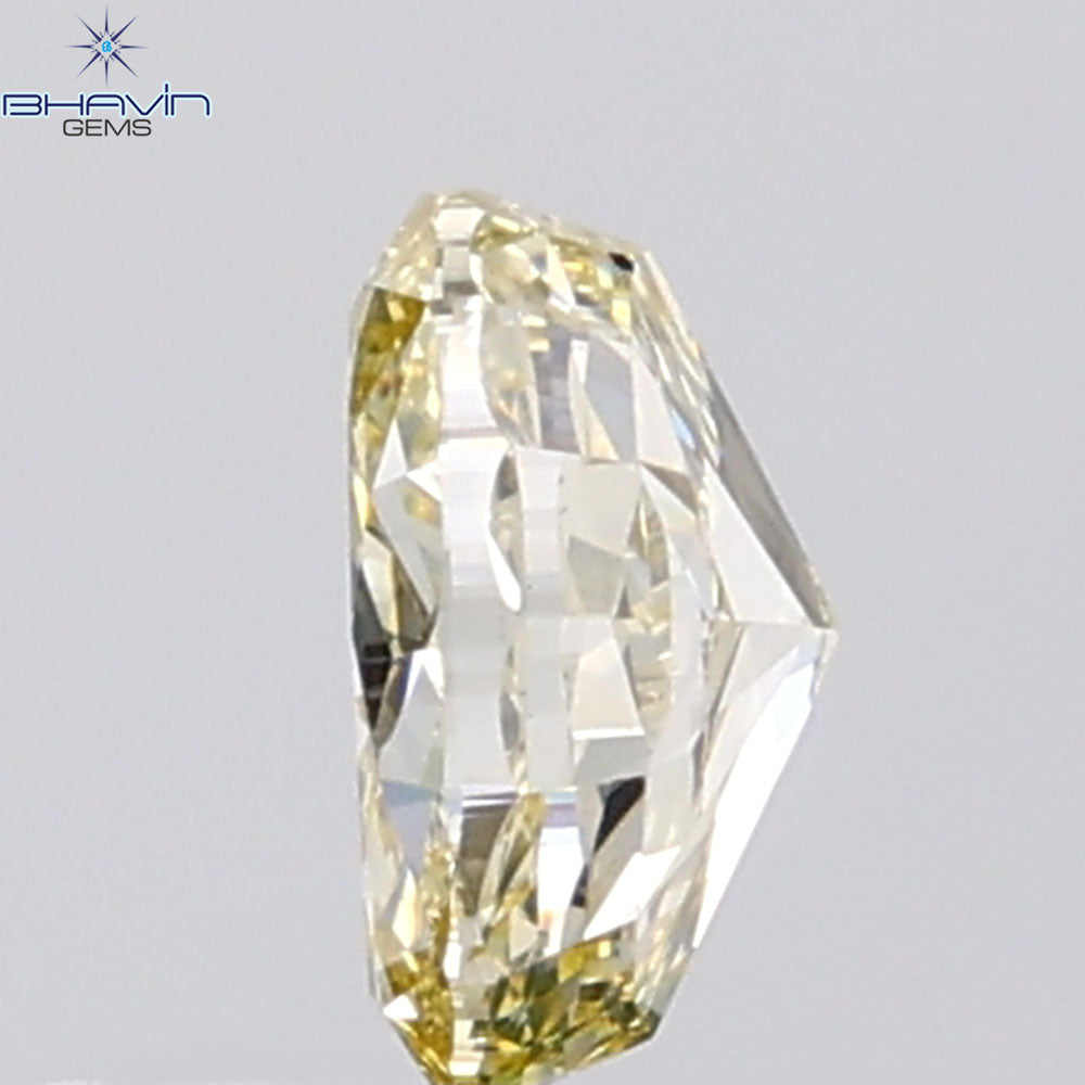 0.80 CT Oval Diamond Natural Yellow Color VS2 Clarity (6.27 MM)